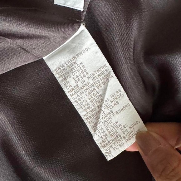 90s Silk Blend Chore Coat Jacket - Picture 7 of 7